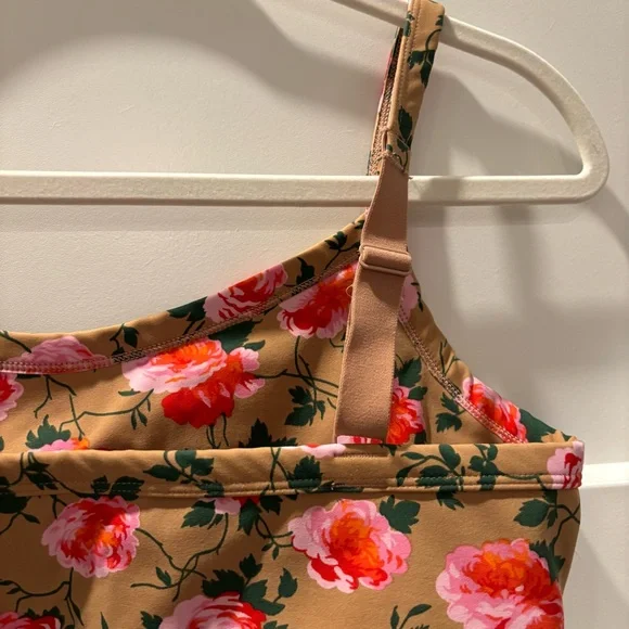 Aerie Offline Rose Print Sports Bra - Picture 3 of 4